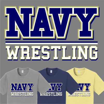 50538 - Navy Wrestling National Championship T Shirts